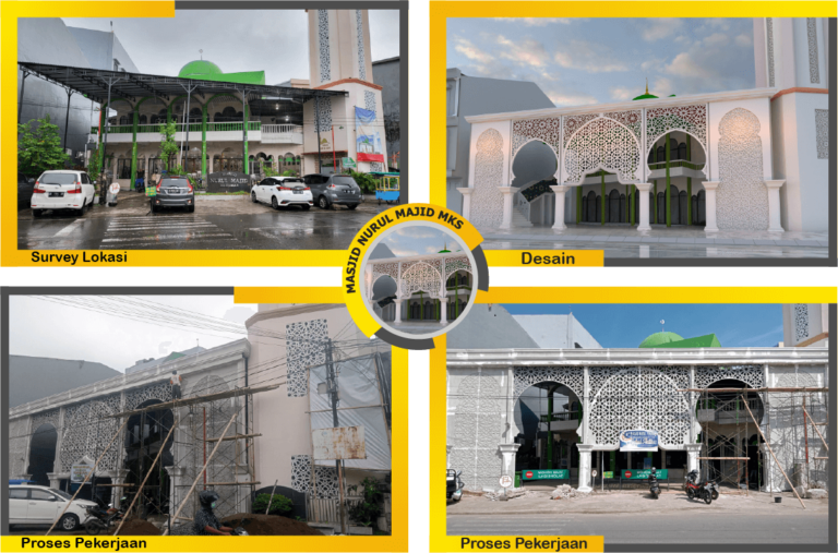 Portofolio Krawangan Masjid Nurul Majid Mks